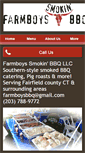 Mobile Screenshot of farmboyssmokinbbq.com